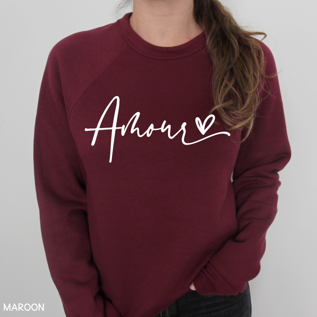 Valentines - Amour - Adult Unisex Sweatshirt