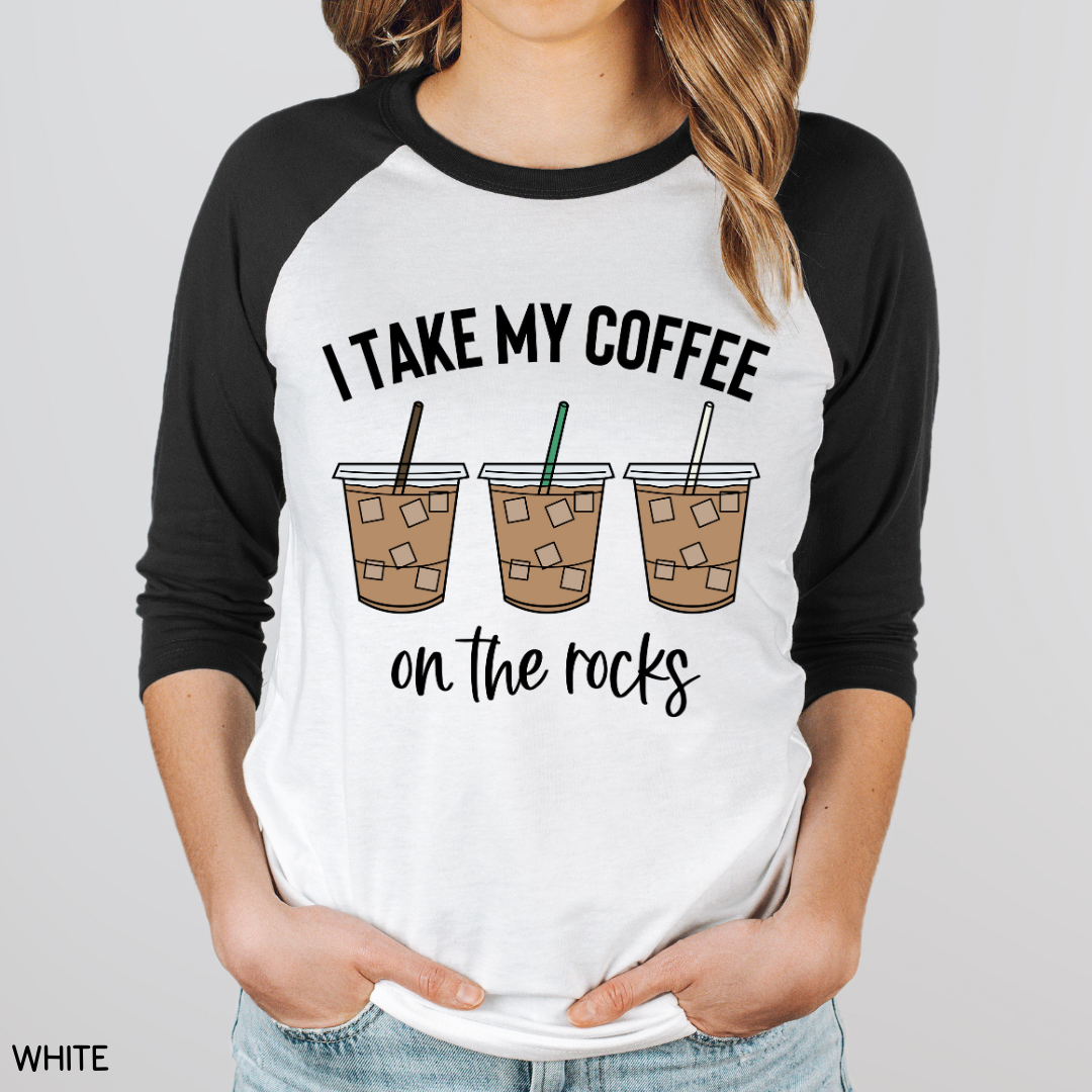 I Take My Coffee On the Rocks - Adult Unisex Tee