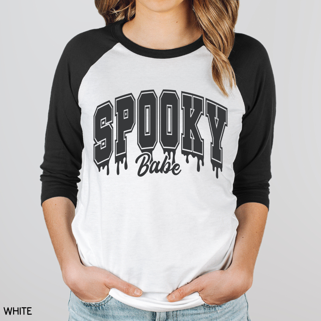 Halloween - Adult Tee - Spooky Babe (Front & Back)