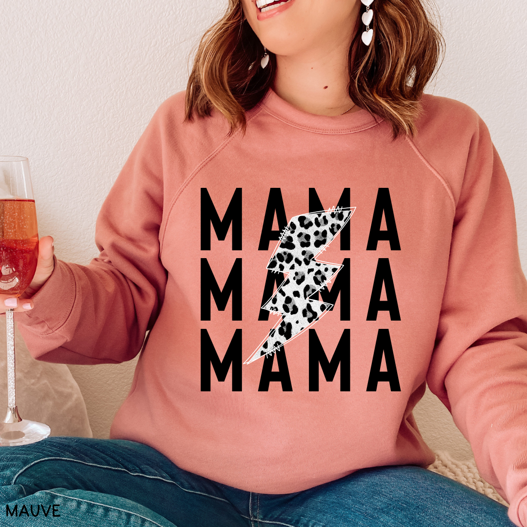 MAMA Leopard Lightning - Sweatshirt