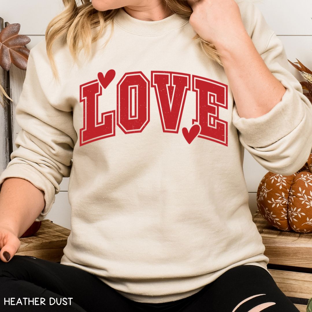 Love Varsity - Unisex Crewneck Sweatshirt (No Hood)