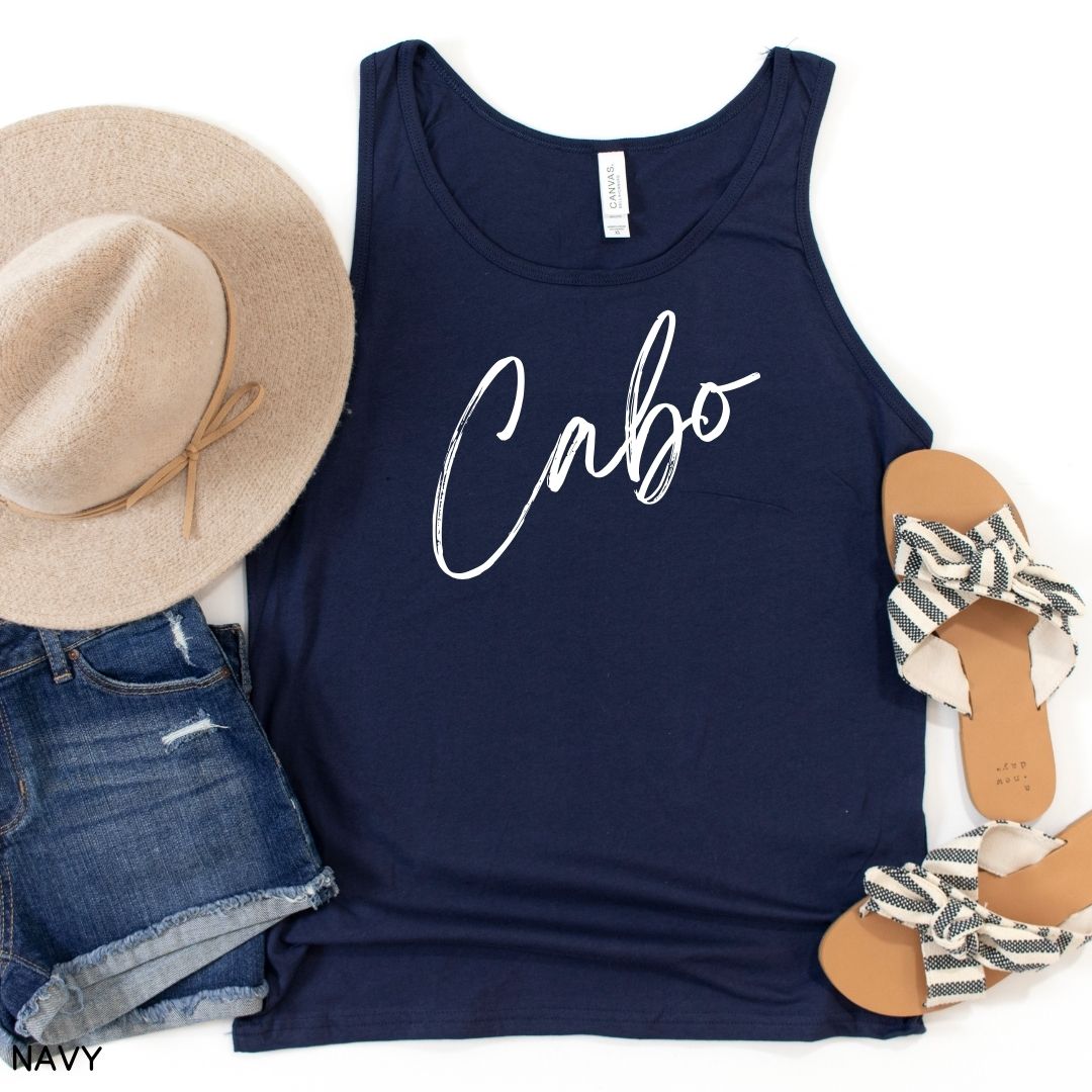 Cabo - Script - Unisex Adult Tank