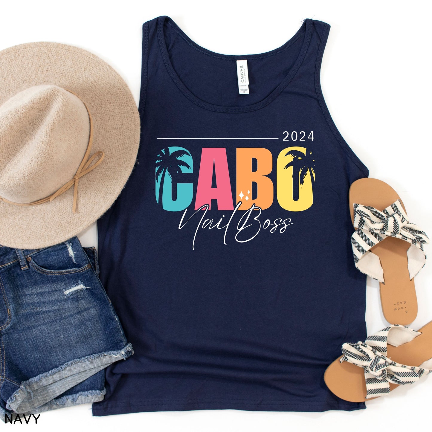 Cabo - Sparkle NailBoss - Unisex Adult Tank