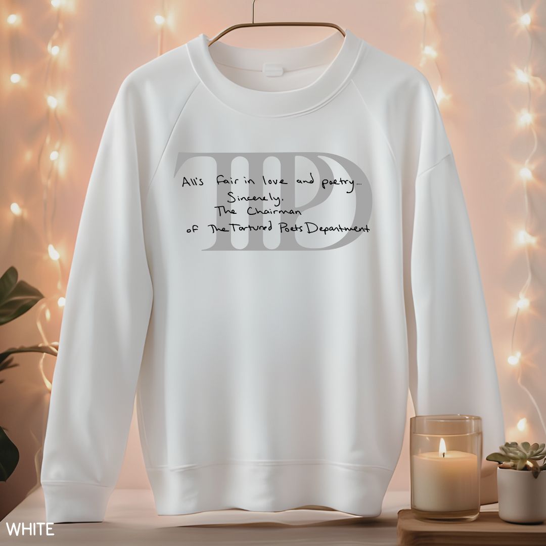 Swiftie - TTPD - Unisex Crewneck Sweatshirt (No Hood)