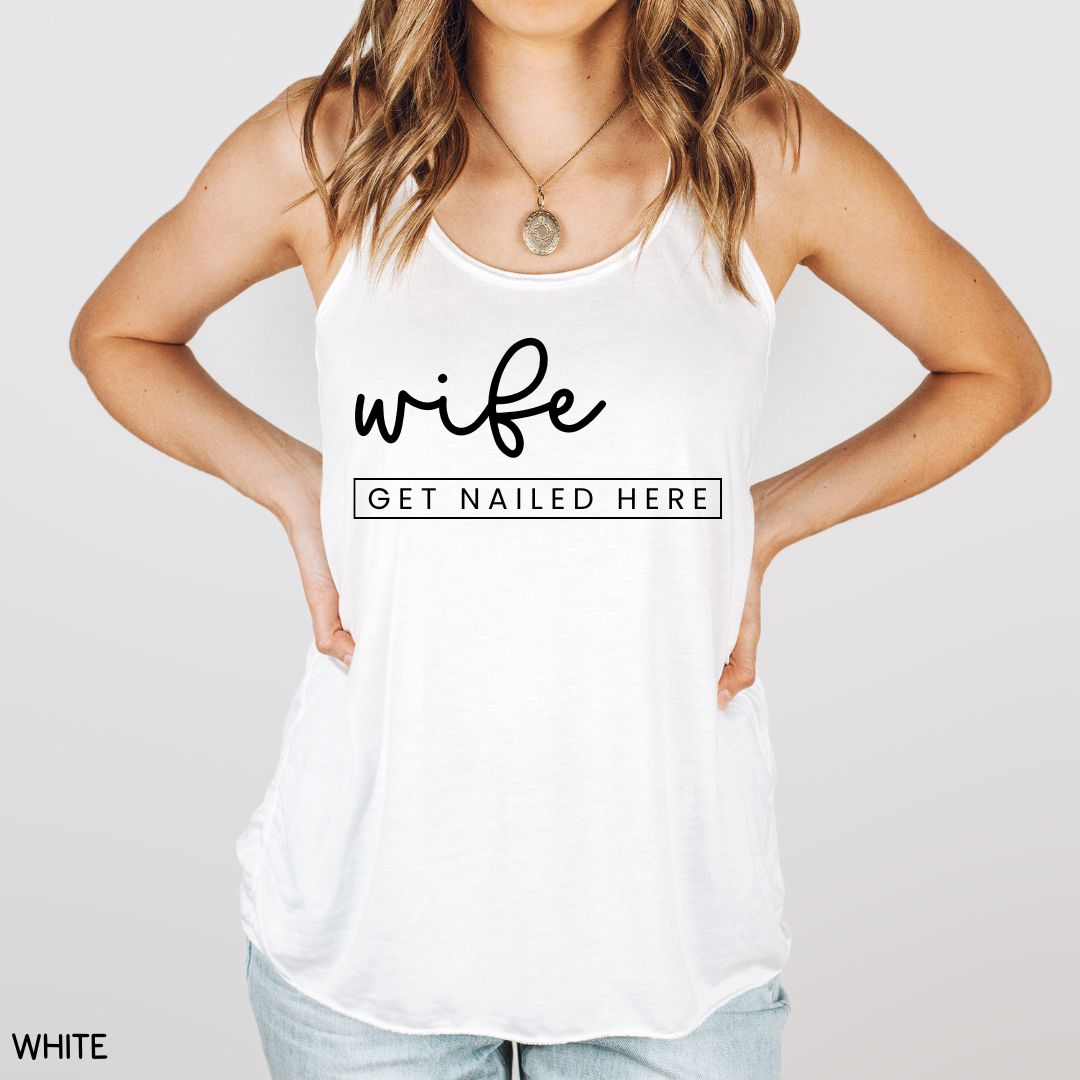 Cabo - Wife Get Nailed Here - Women's Flowy Tank