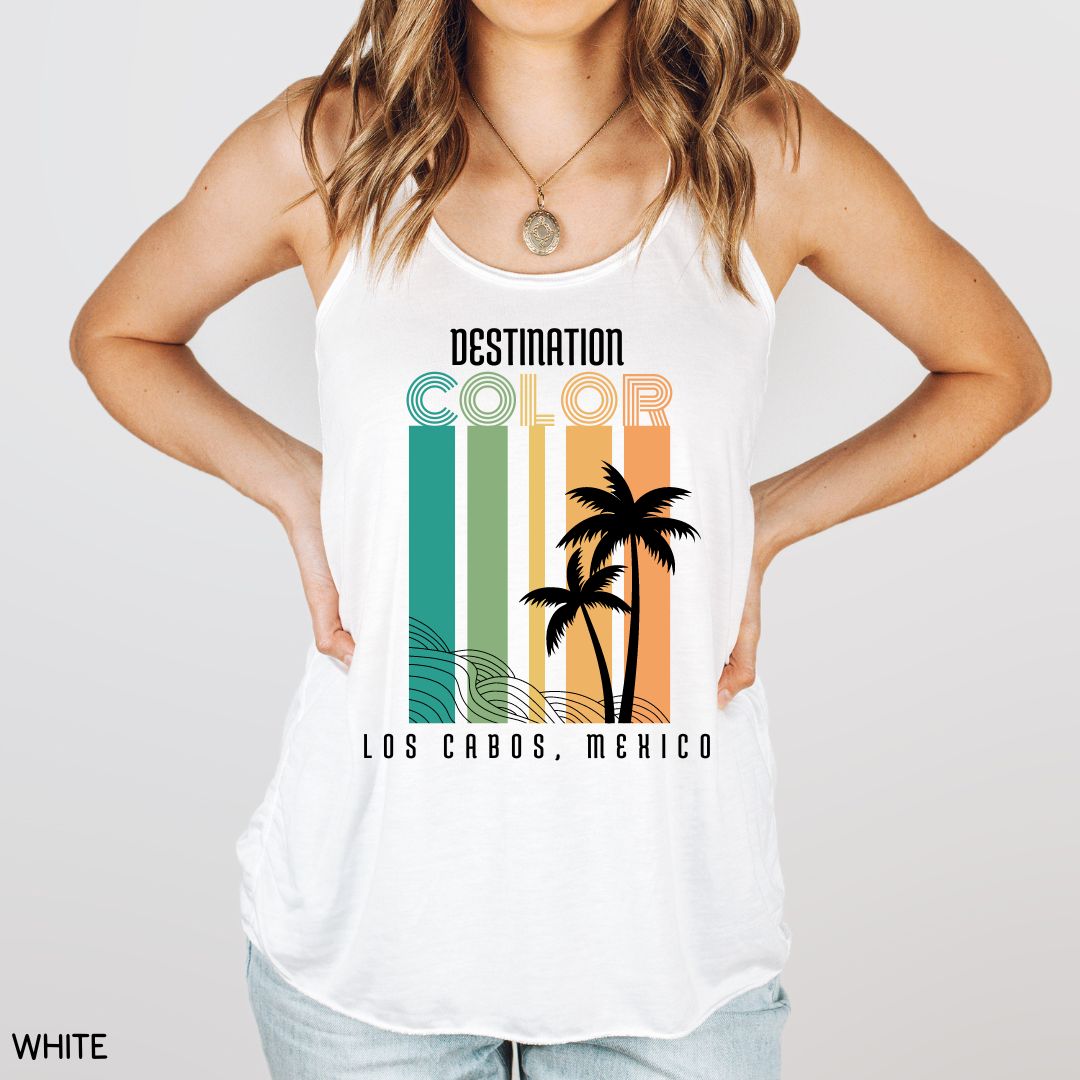 Cabo - Color Bars - Women's Flowy Tank