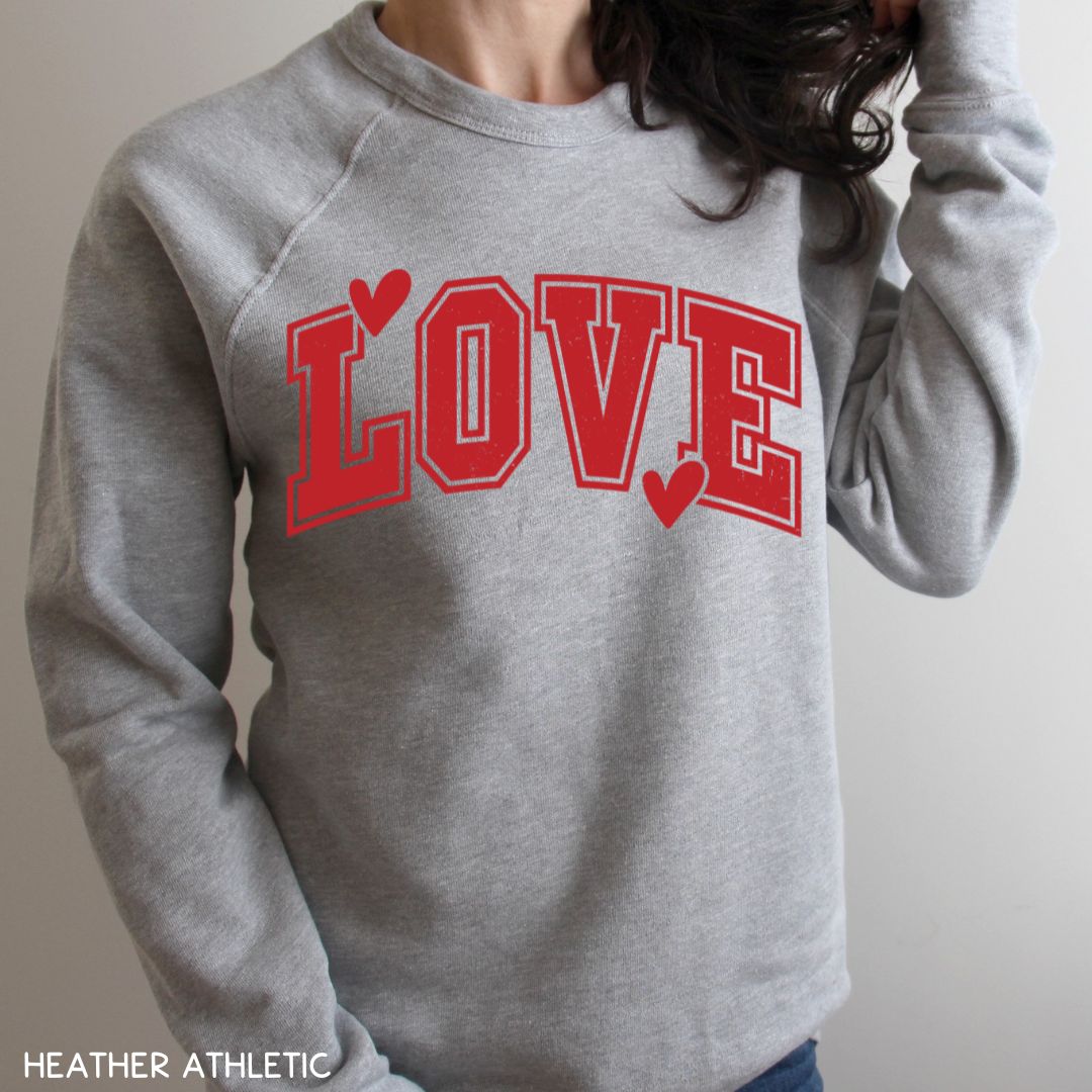 Love Varsity - Unisex Crewneck Sweatshirt (No Hood)