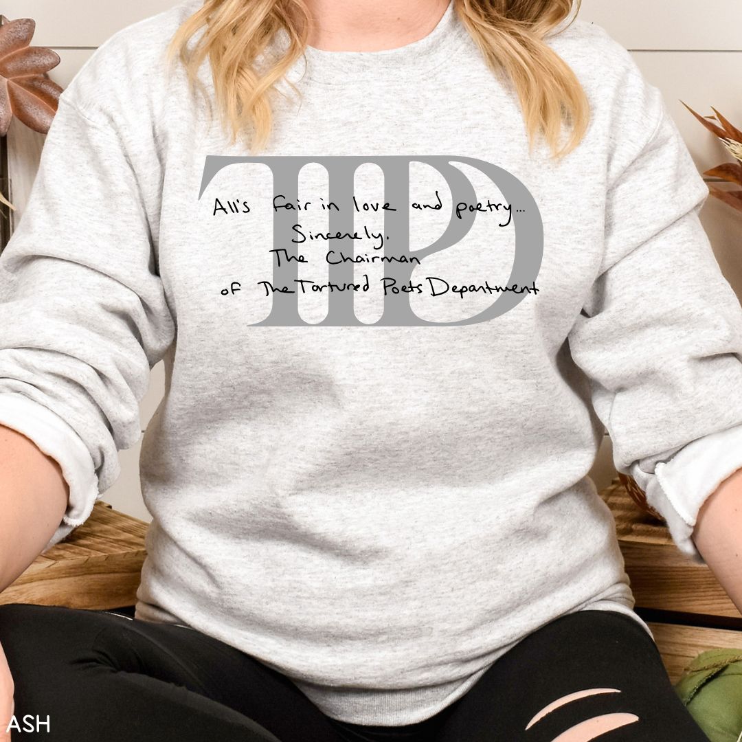 Swiftie - TTPD - Unisex Crewneck Sweatshirt (No Hood)