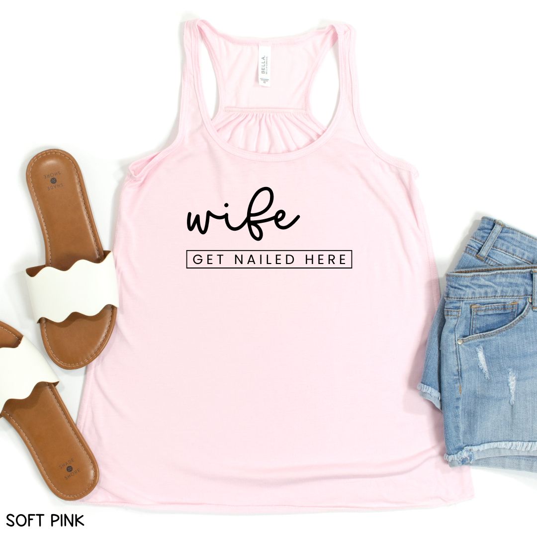 Cabo - Wife Get Nailed Here - Women's Flowy Tank