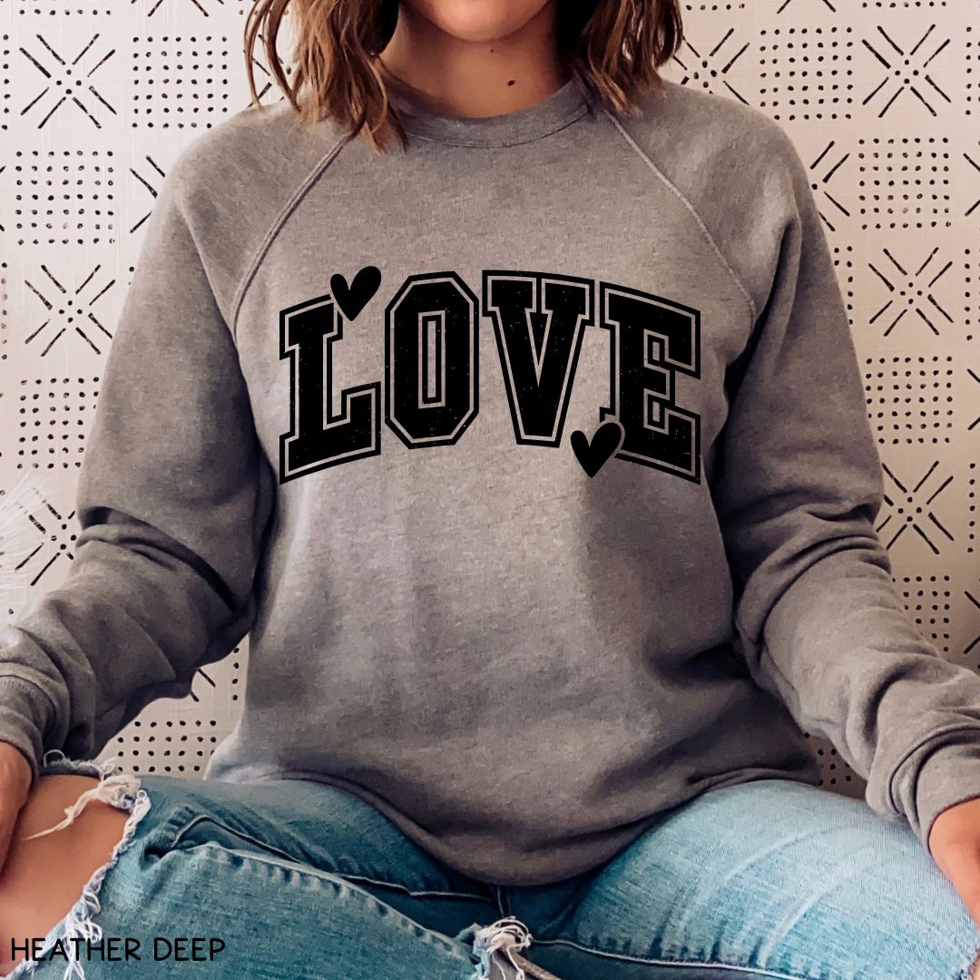 Love Varsity - Unisex Crewneck Sweatshirt (No Hood)