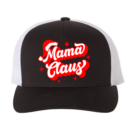 Christmas - Mama Claus Vintage - Retro Trucker Hat