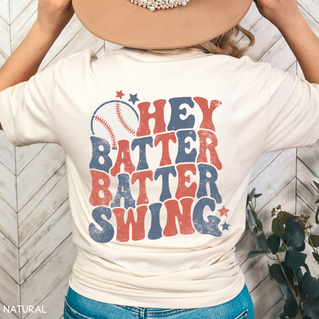 Sports - Adult Tee - Baseball Hey Batter Batter