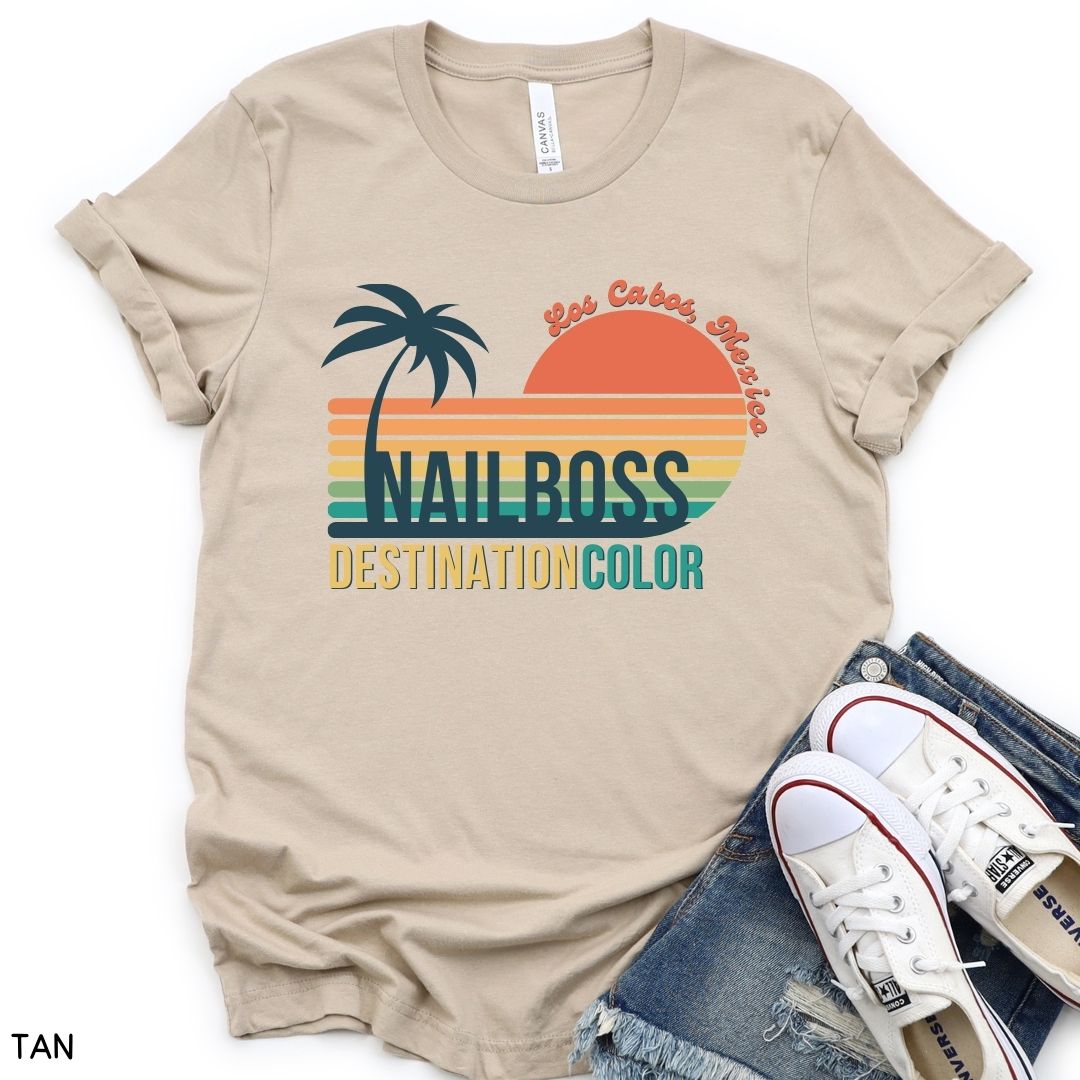 Cabo - Nailboss Sun - Unisex Adult Tee