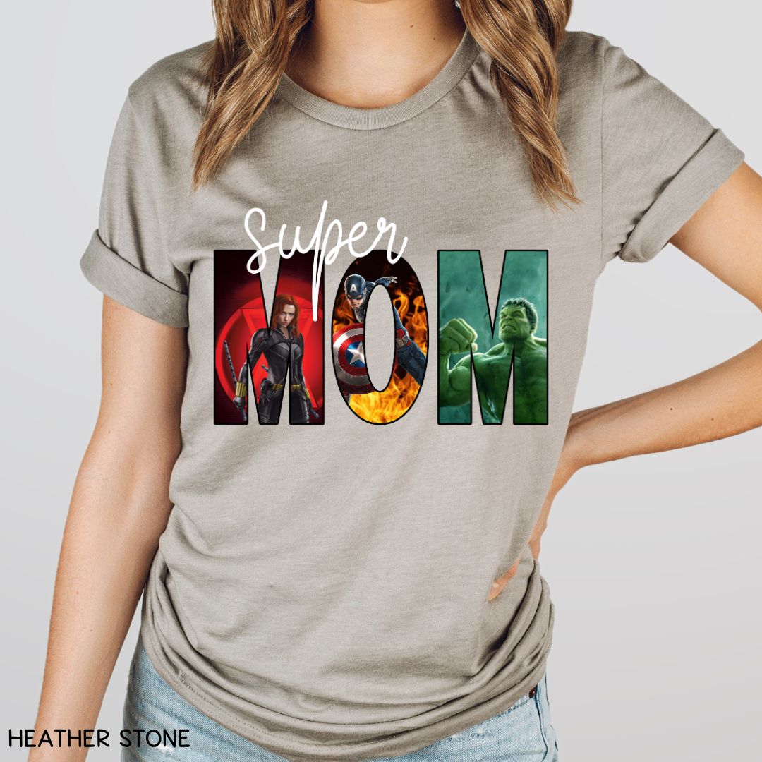 Super Mom - Heroes - Unisex Adult Tee