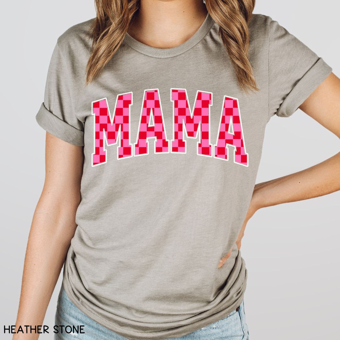 MAMA Checkers - Unisex Adult Tee