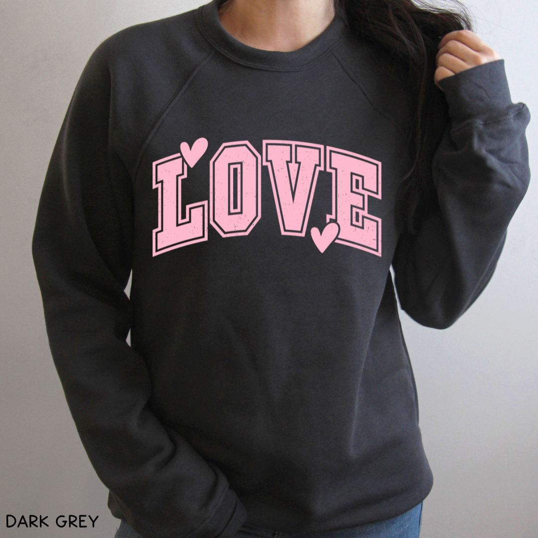 Love Varsity - Unisex Crewneck Sweatshirt (No Hood)