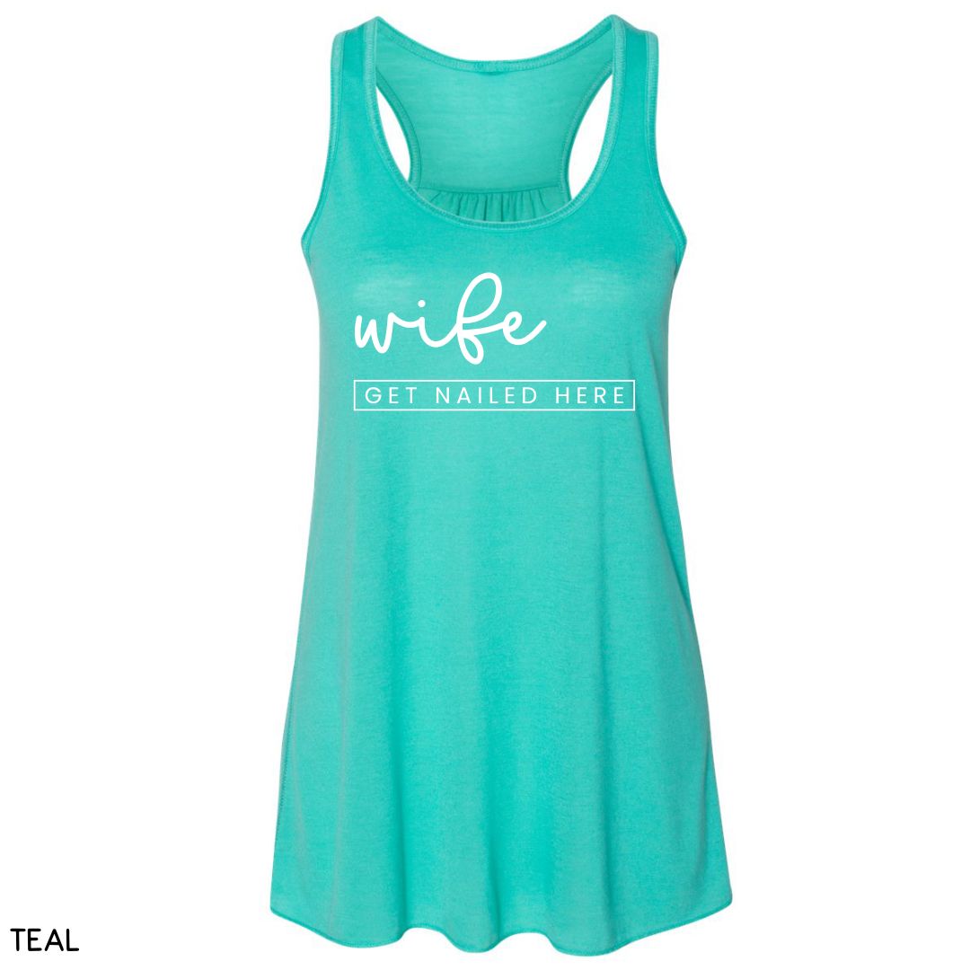 Cabo - Wife Get Nailed Here - Women's Flowy Tank