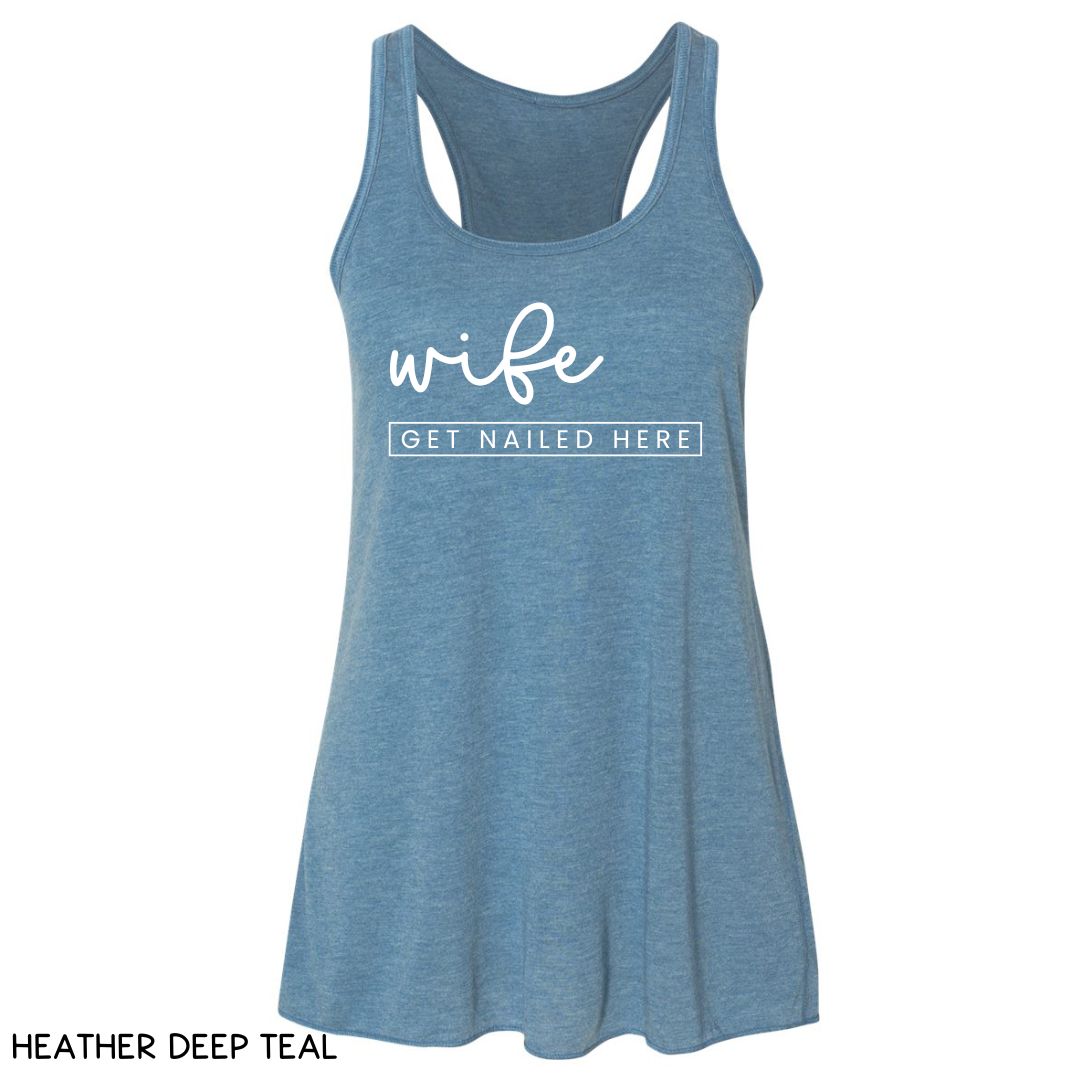 Cabo - Wife Get Nailed Here - Women's Flowy Tank