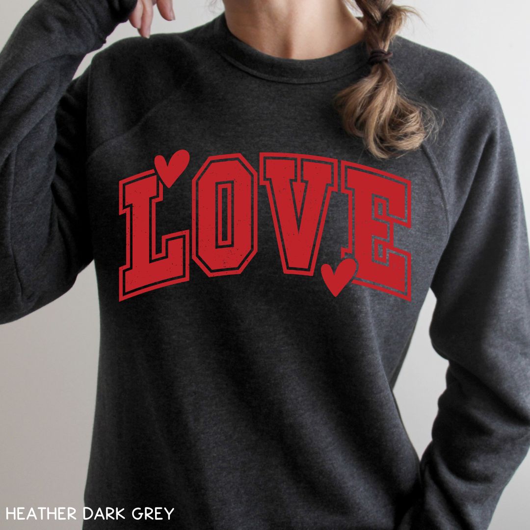 Love Varsity - Unisex Crewneck Sweatshirt (No Hood)