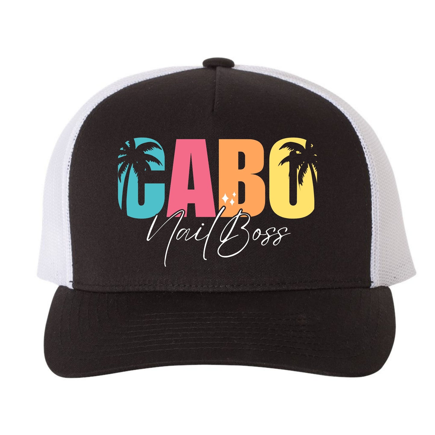 Cabo - Sparkle NailBoss - Retro Trucker Hat