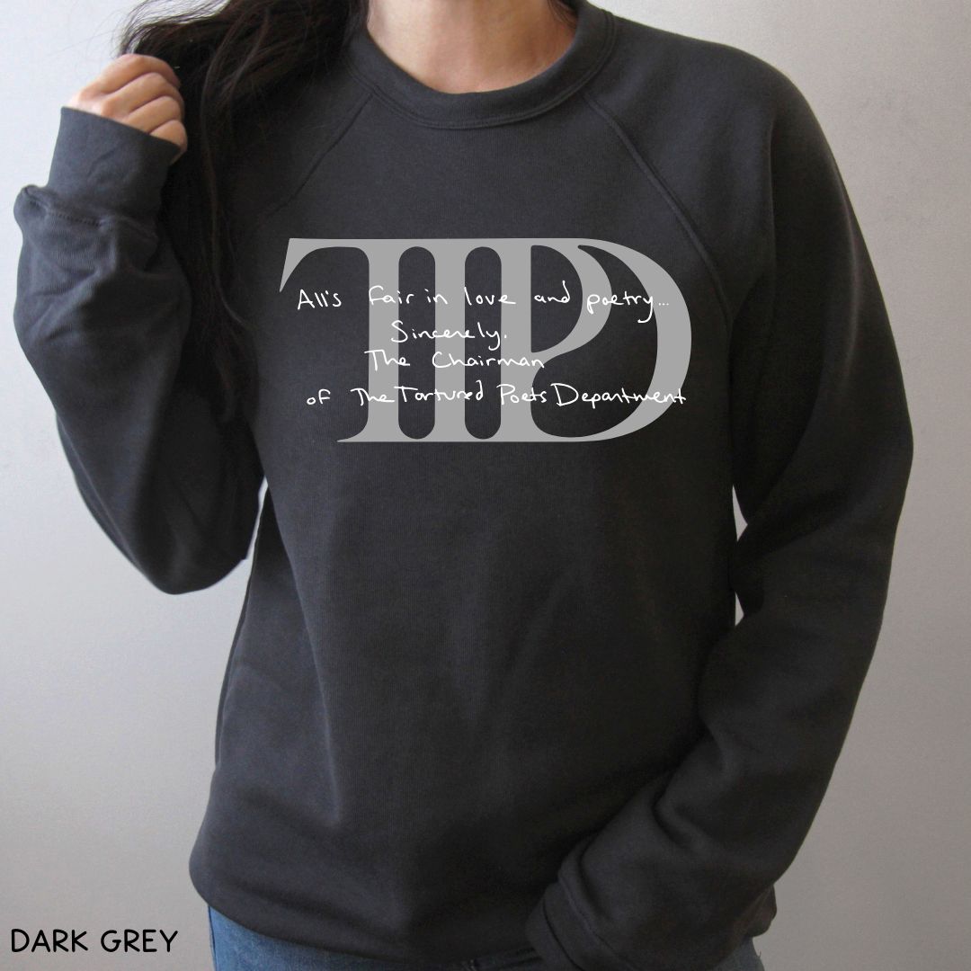 Swiftie - TTPD - Unisex Crewneck Sweatshirt (No Hood)