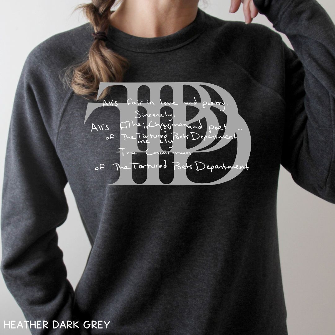 Swiftie - TTPD - Unisex Crewneck Sweatshirt (No Hood)