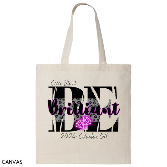 Be Brilliant 8 - Canvas Tote Bag