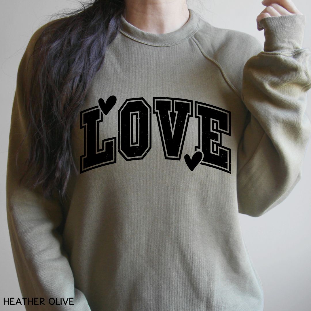 Love Varsity - Unisex Crewneck Sweatshirt (No Hood)