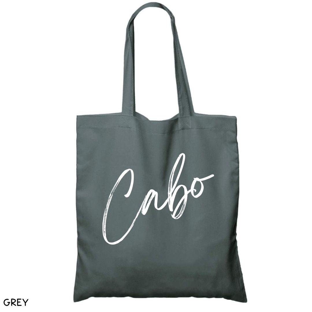 Cabo - Script - Canvas Tote Bag