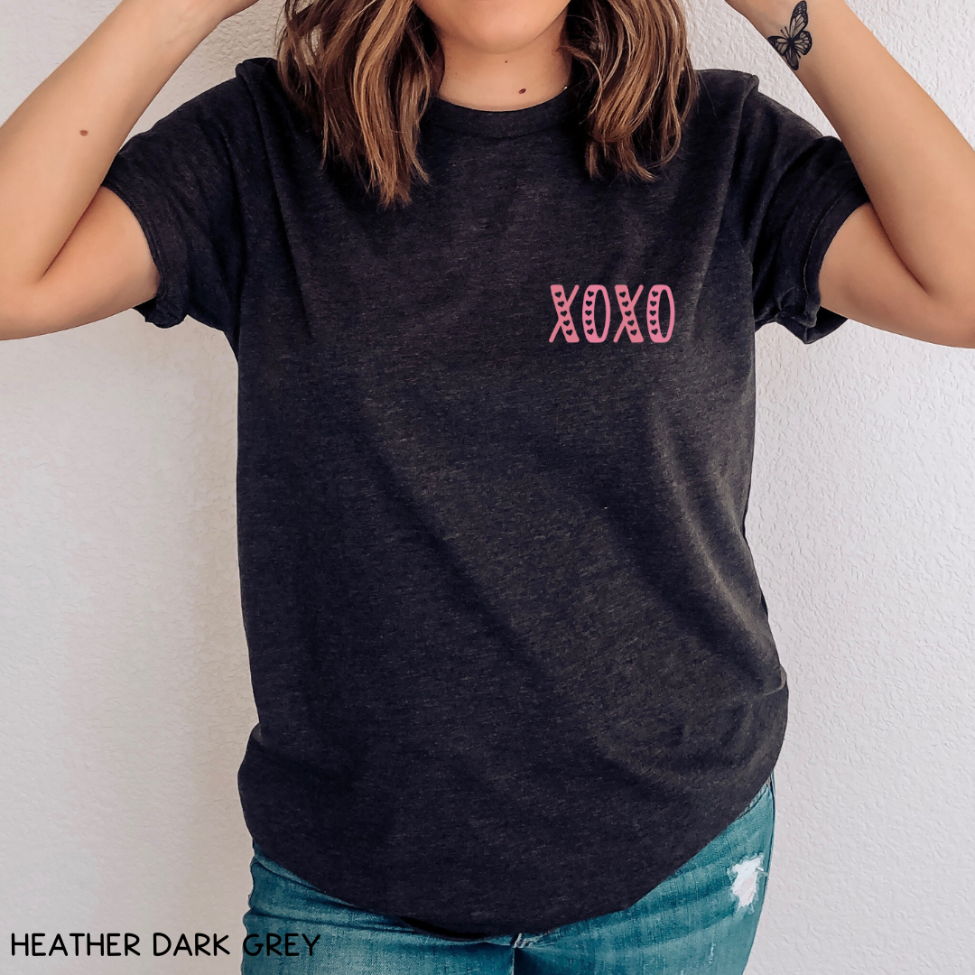 Valentines - XOXO Pocket - Unisex Adult Tee