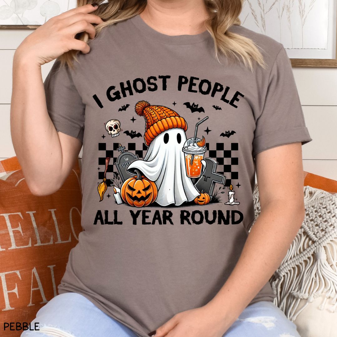 Halloween - I Ghost People - Unisex Adult Tee