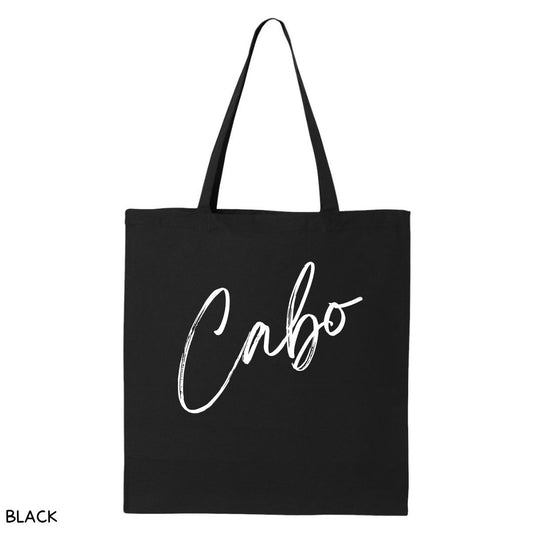 Cabo - Script - Canvas Tote Bag