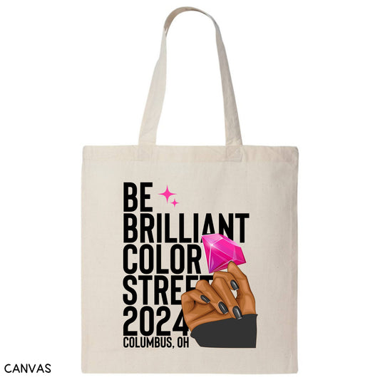 Be Brilliant 5 - Canvas Tote Bag