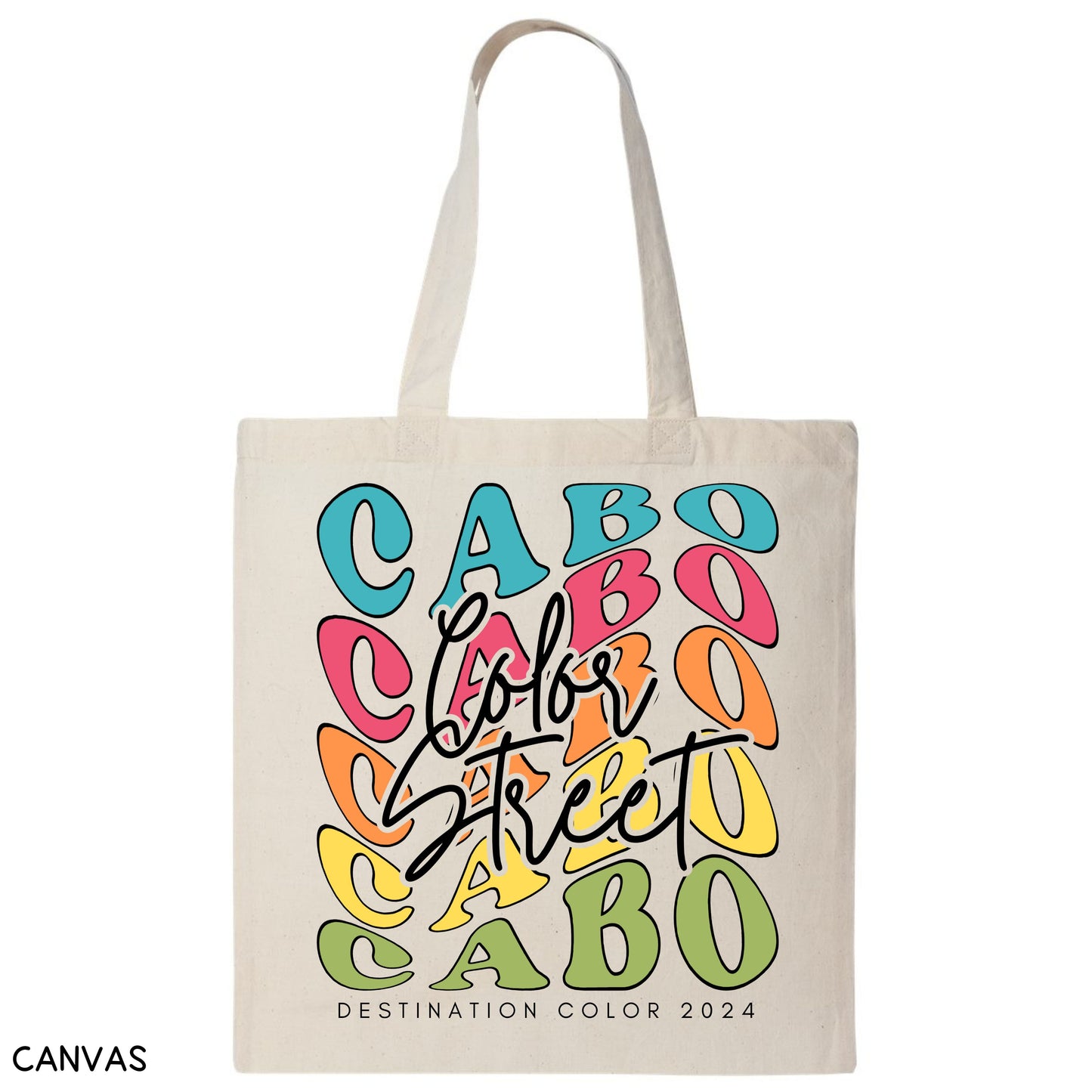 Cabo - Wavy - Canvas Tote Bag