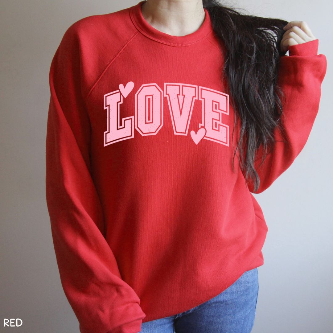 Love Varsity - Unisex Crewneck Sweatshirt (No Hood)