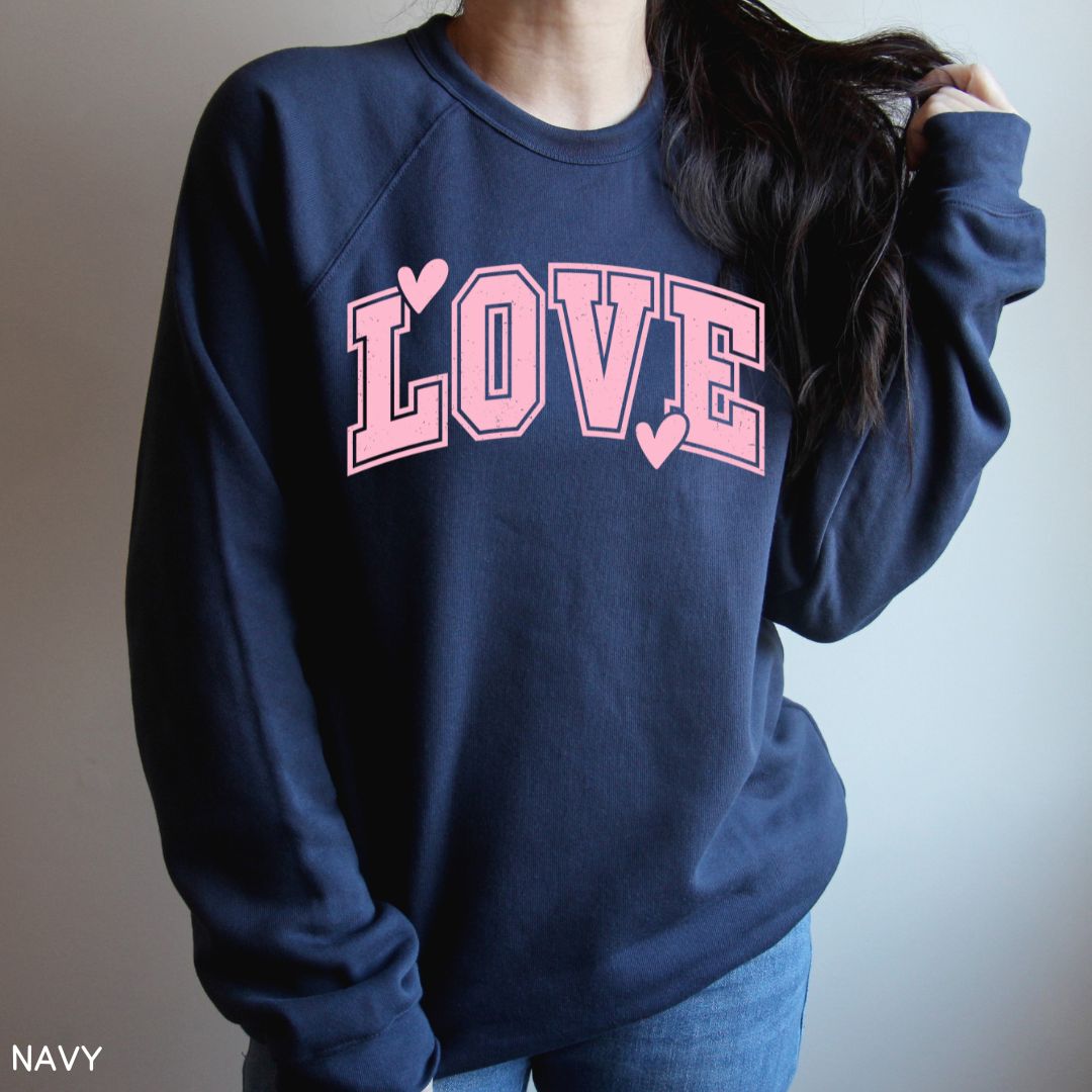 Love Varsity - Unisex Crewneck Sweatshirt (No Hood)