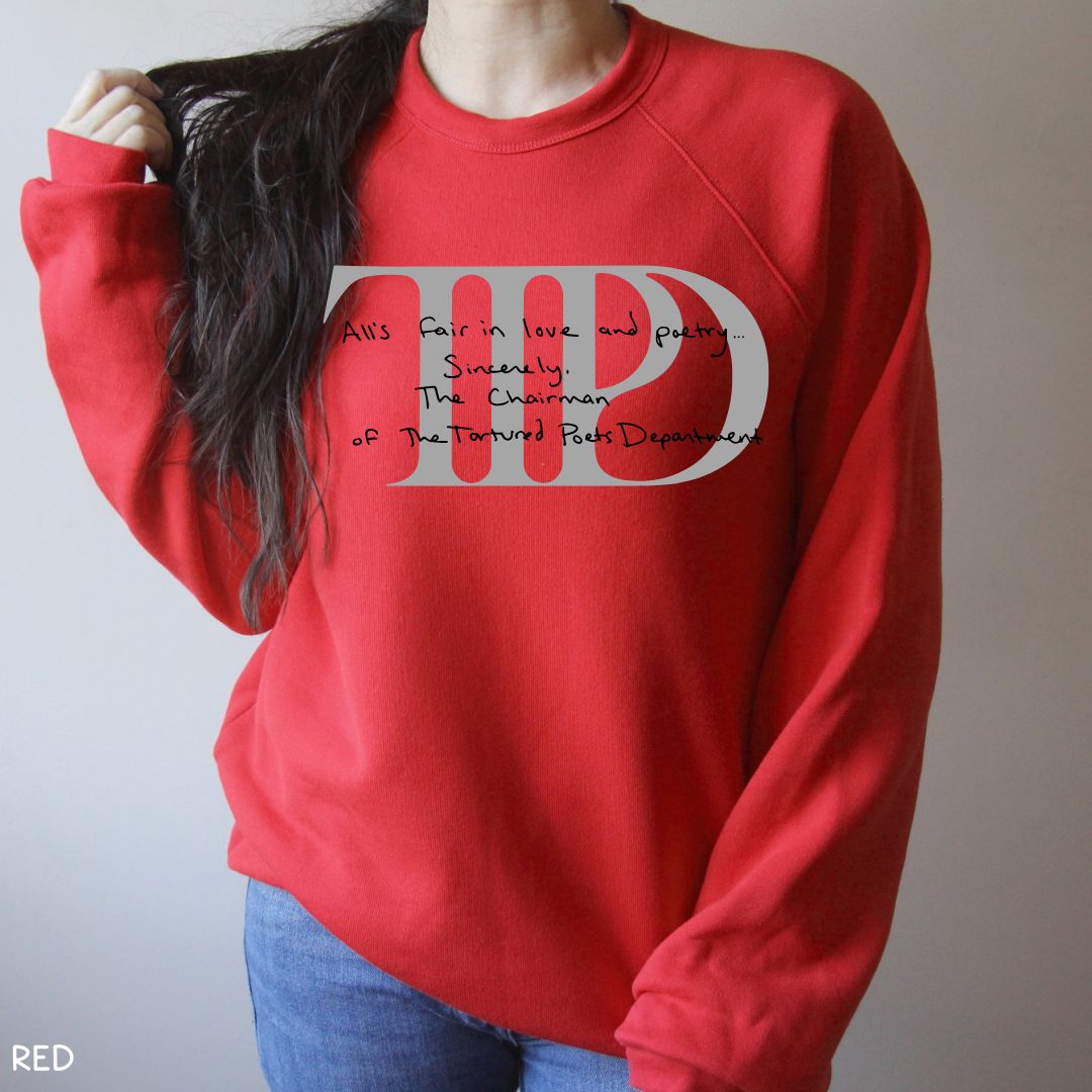 Swiftie - TTPD - Unisex Crewneck Sweatshirt (No Hood)