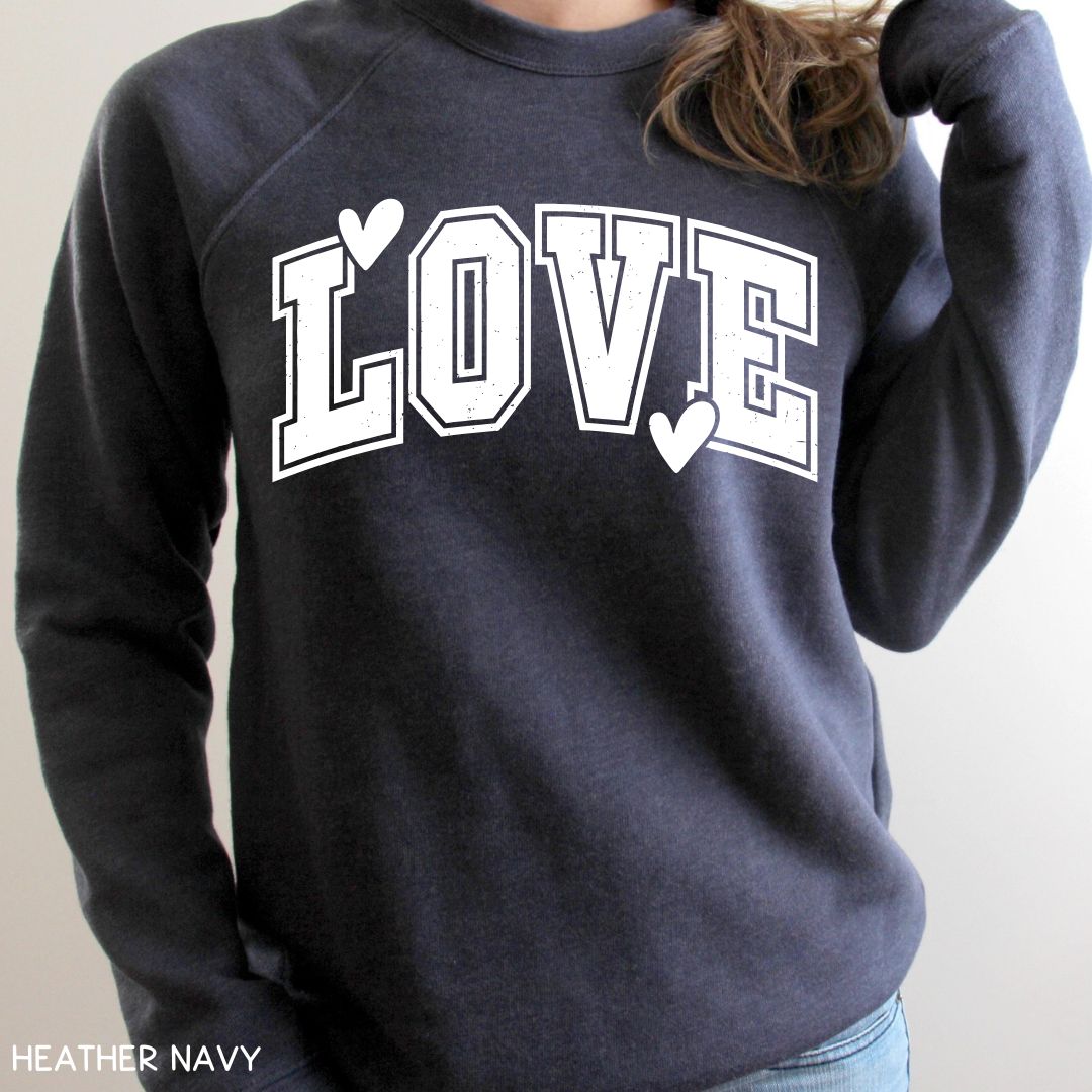 Love Varsity - Unisex Crewneck Sweatshirt (No Hood)