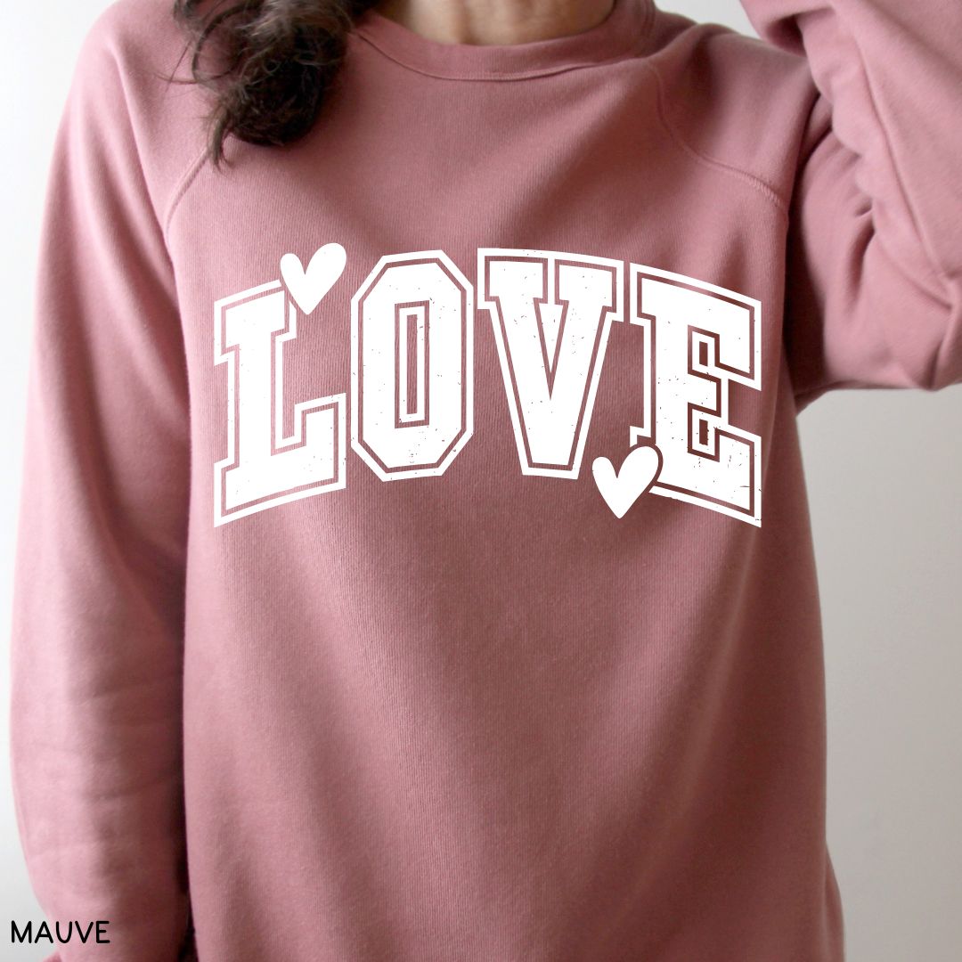 Love Varsity - Unisex Crewneck Sweatshirt (No Hood)