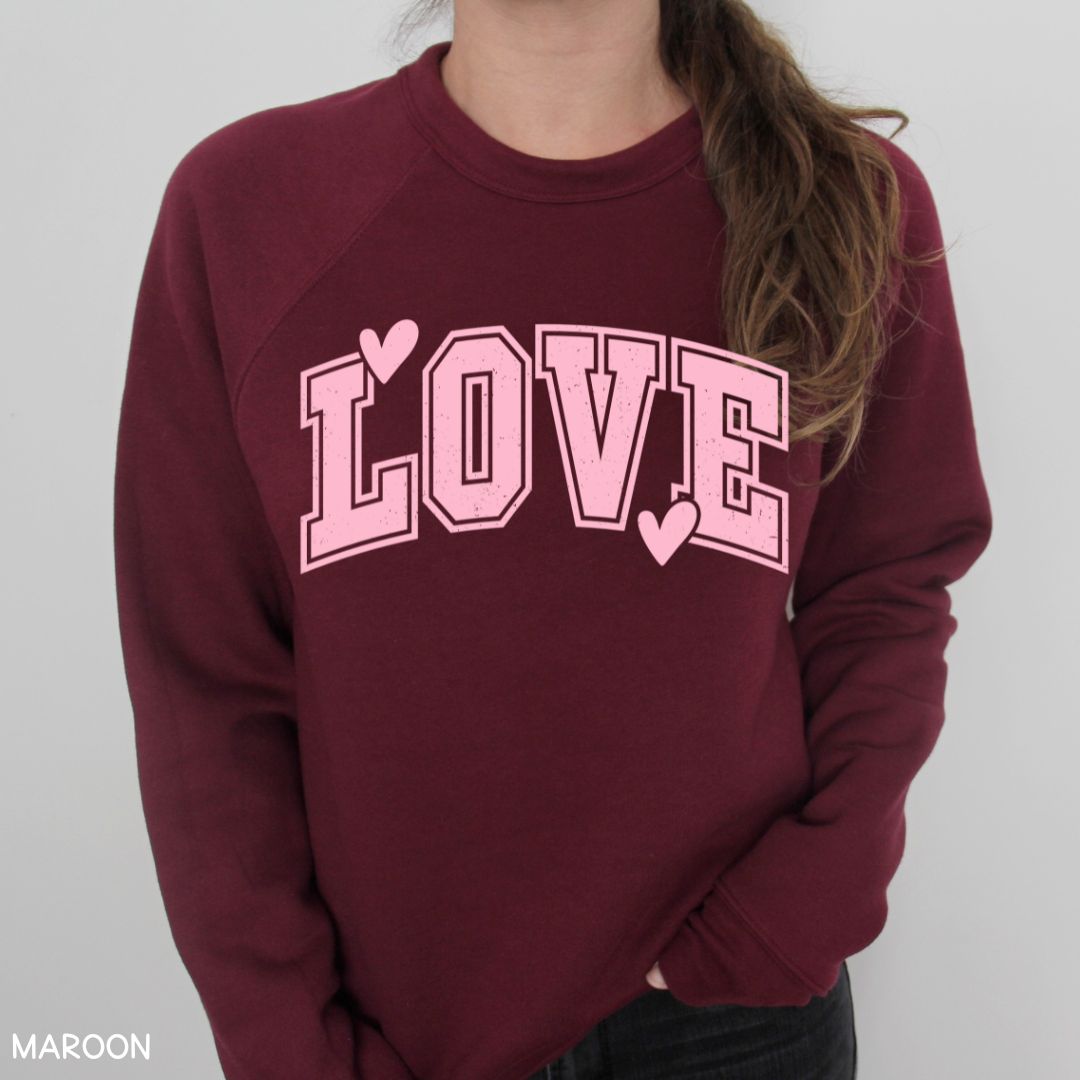 Love Varsity - Unisex Crewneck Sweatshirt (No Hood)