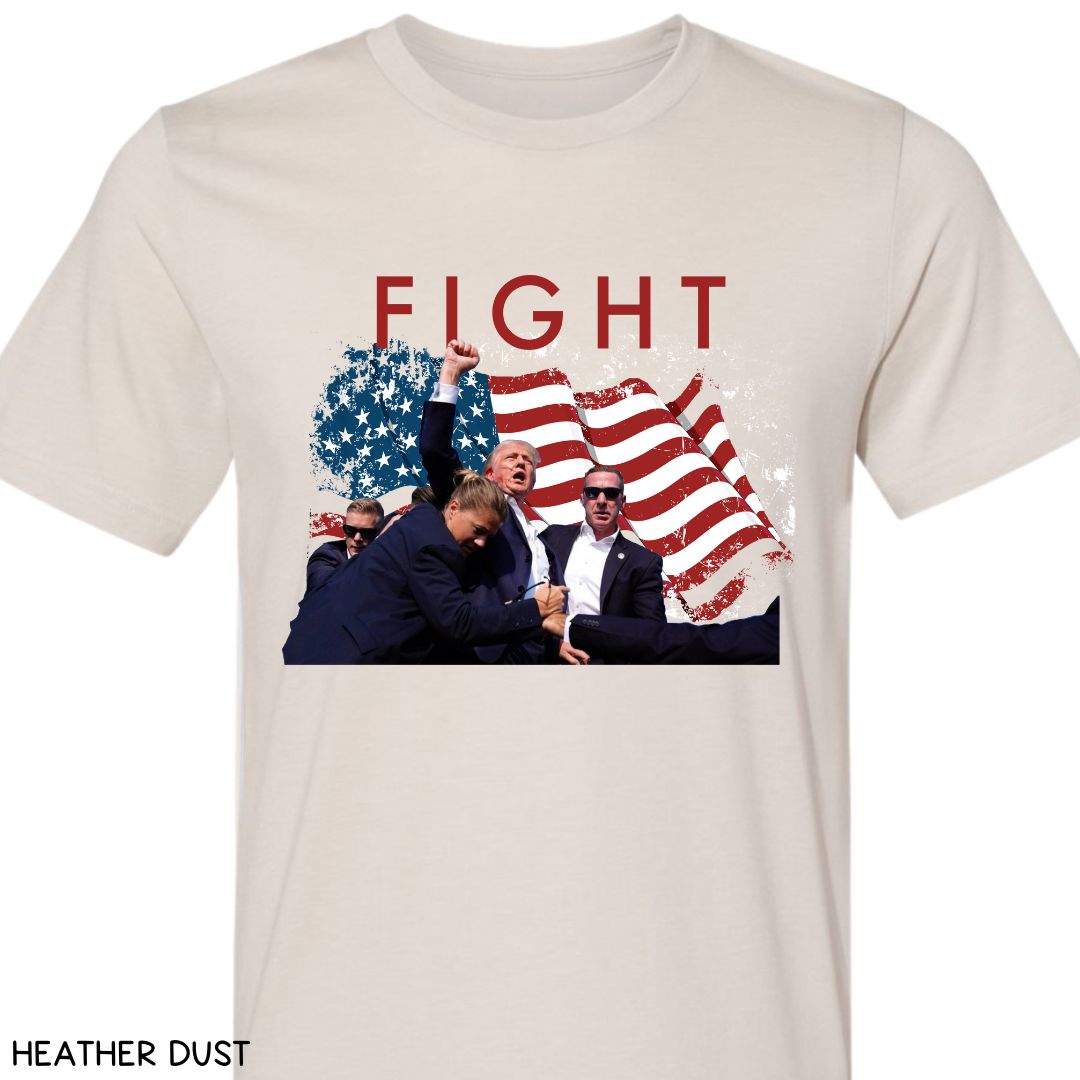 America - Trump Fight - Unisex Adult Tee