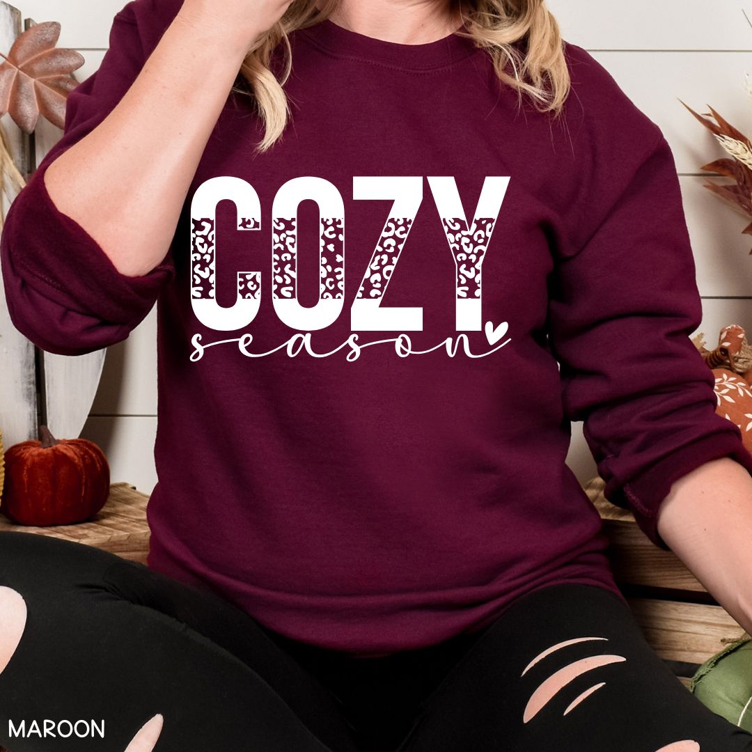 Cozy Season - Unisex Crewneck Sweatshirt (No Hood)