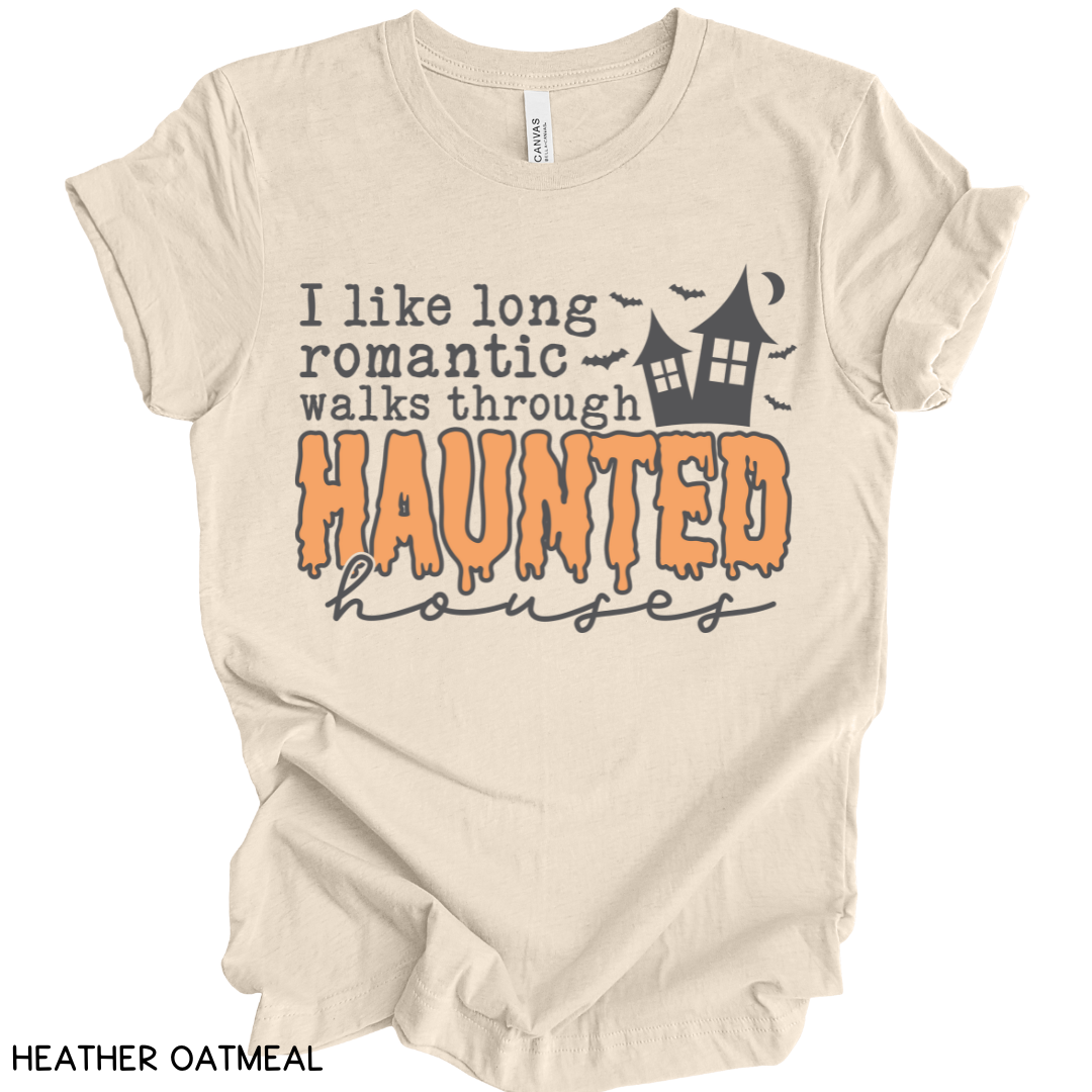 Halloween - Adult Tee - Haunted Houses