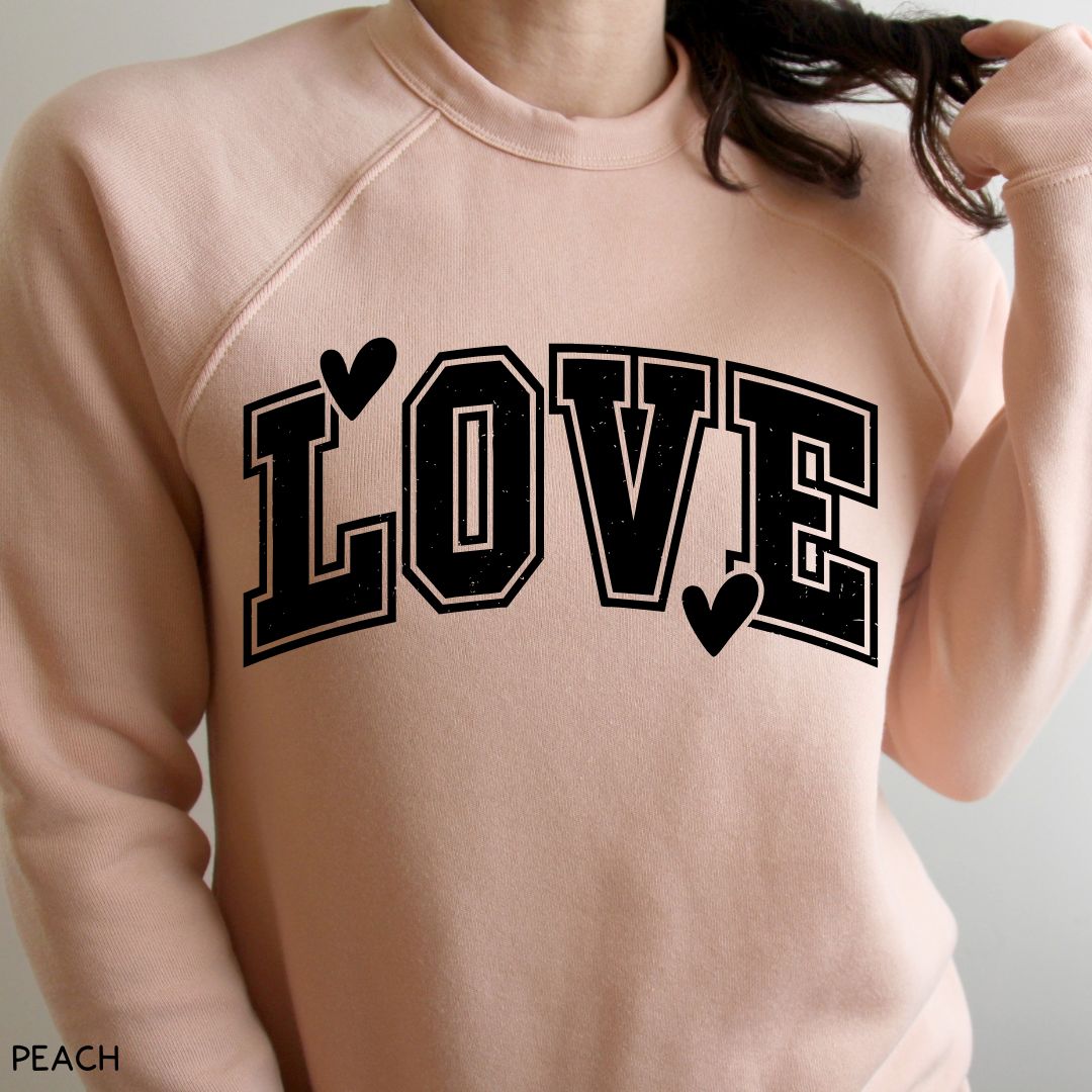 Love Varsity - Unisex Crewneck Sweatshirt (No Hood)