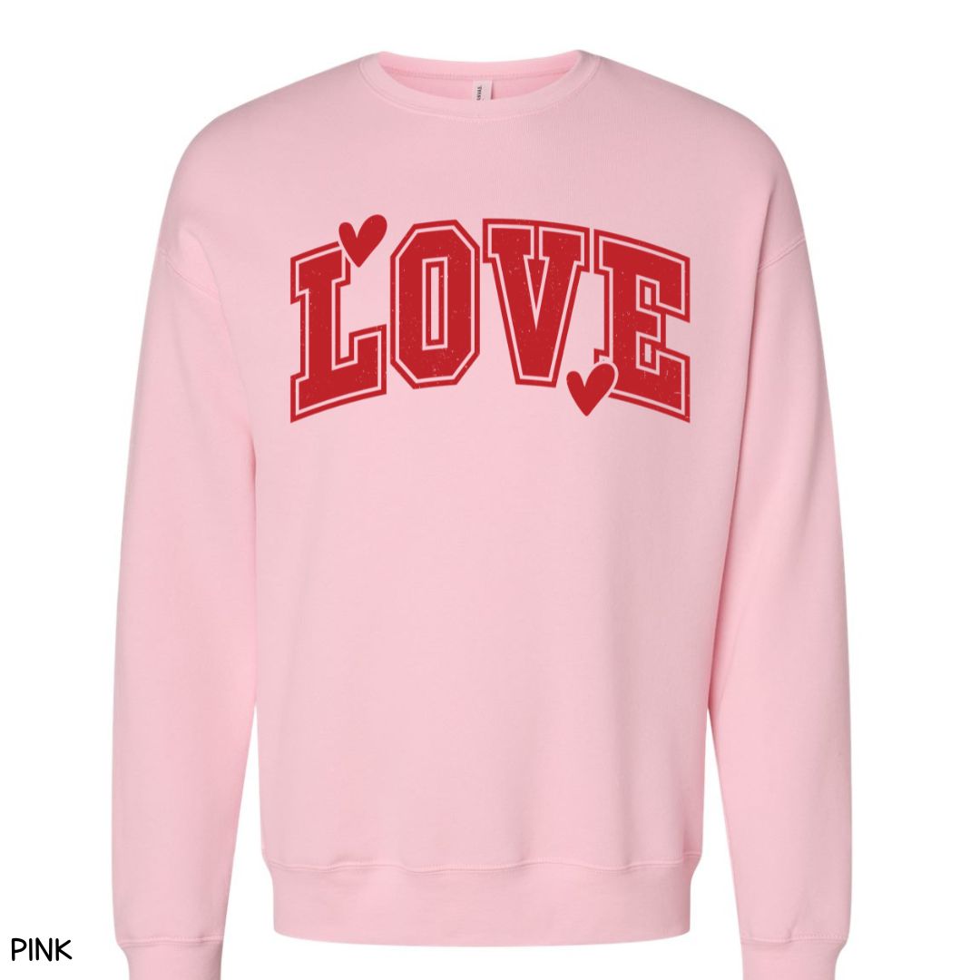 Love Varsity - Unisex Crewneck Sweatshirt (No Hood)