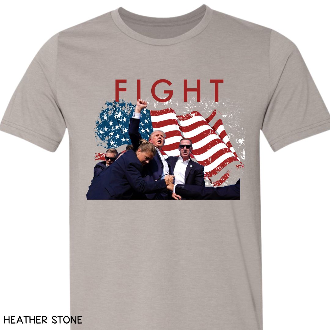 America - Trump Fight - Unisex Adult Tee