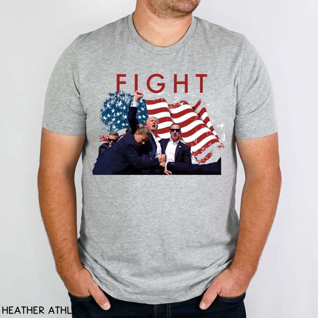 America - Trump Fight - Unisex Adult Tee