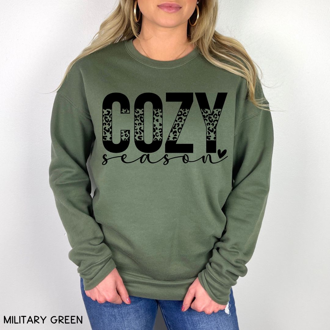 Cozy Season - Unisex Crewneck Sweatshirt (No Hood)