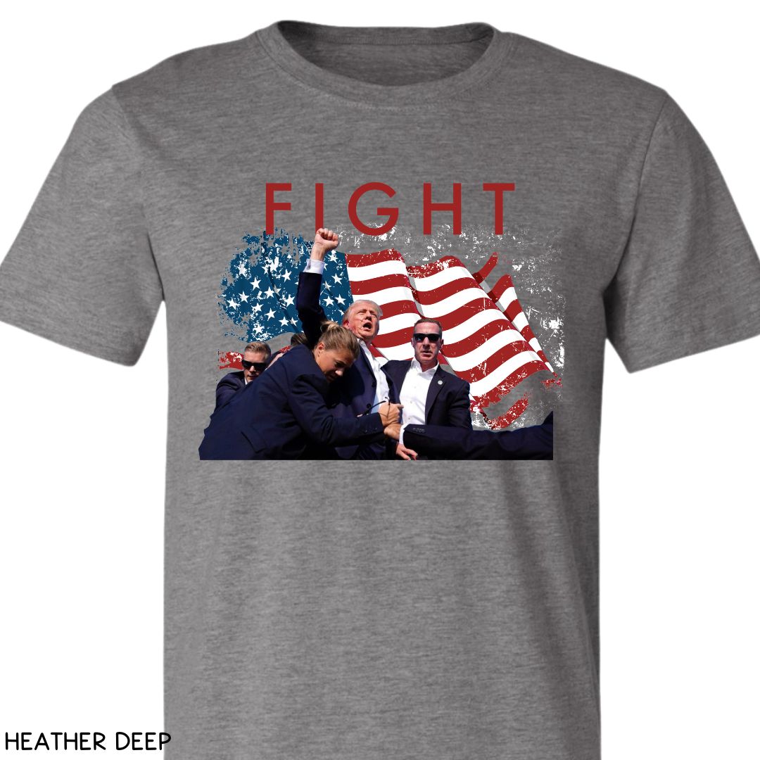 America - Trump Fight - Unisex Adult Tee