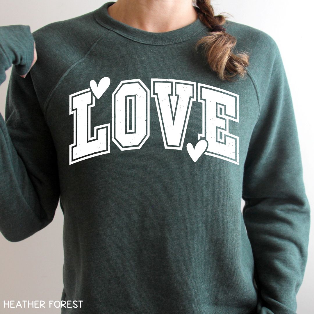 Love Varsity - Unisex Crewneck Sweatshirt (No Hood)